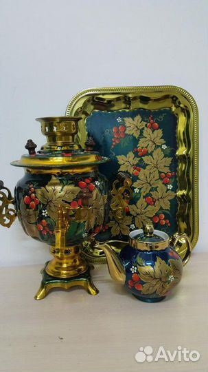 Набор с подносом и заварником