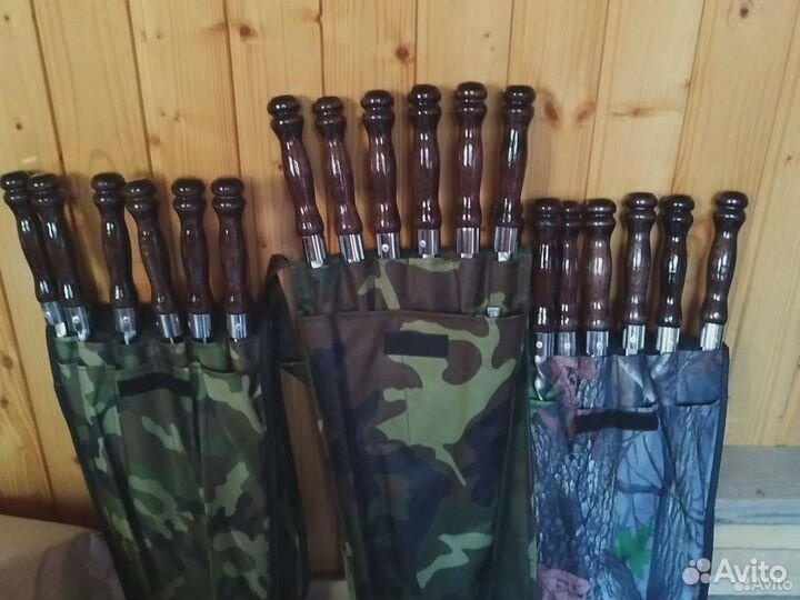 Набор шампуров в чехле подарочный