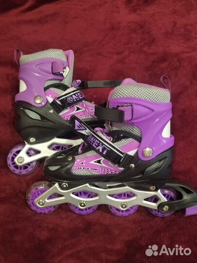 Роликовые коньки раздвижные новые