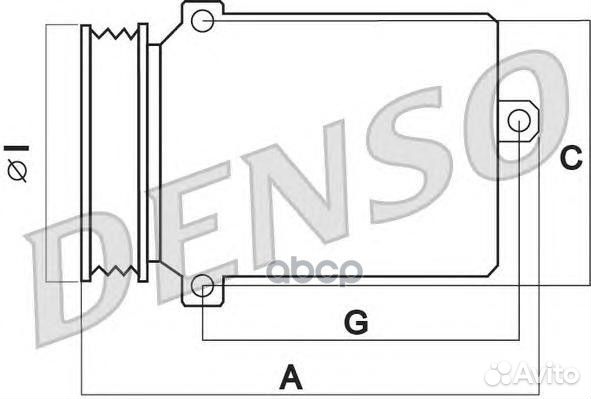 Компрессор кондиционера DCP32031 Denso