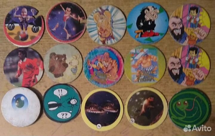 Сотки (кэпсы, фишки) Dunkin, Casper, Сотка и др