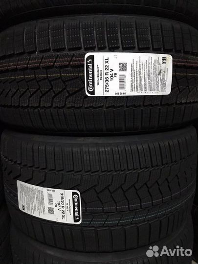 Continental ContiWinterContact TS 860S 275/35 R22 и 315/30 R22