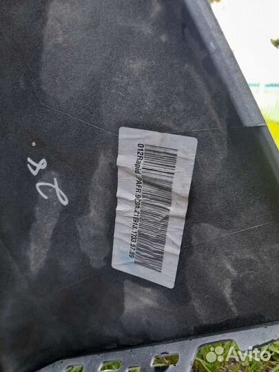 Бампер на rapid