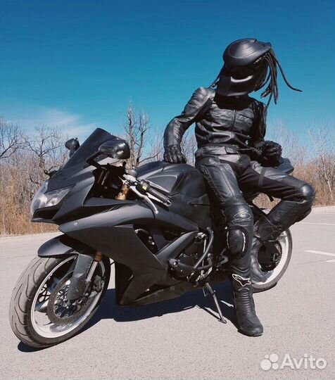 Мотошлем хищник predator размер L