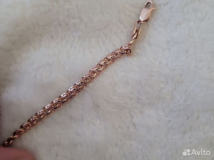 Золотой браслет размер 20. 10.51 грамм