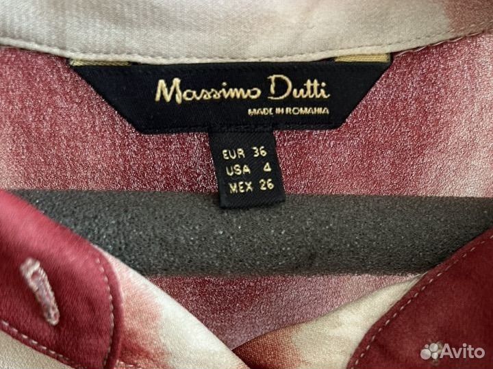 Блузка рубашка Massimo Dutti