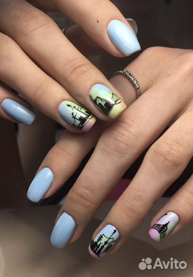 Маникюр аппаратный, гель лак, Чурилово