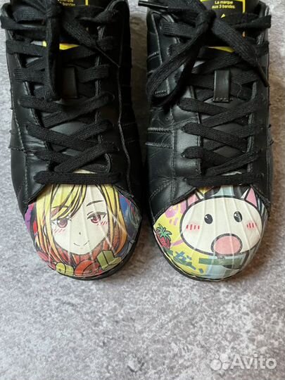 Кроссовки Adidas Superstar Pharrell Williams anime