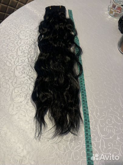 Волосы на заколках