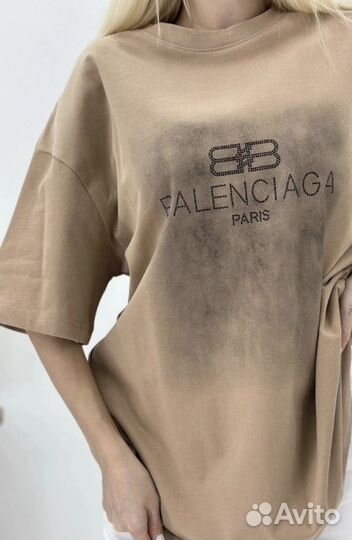 Balenciaga футболка оверсайз