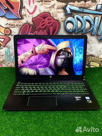 Игровой ноутбук HP i5/8/128/500/GTX 1050
