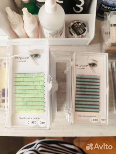 Цветные ресницы для наращивания