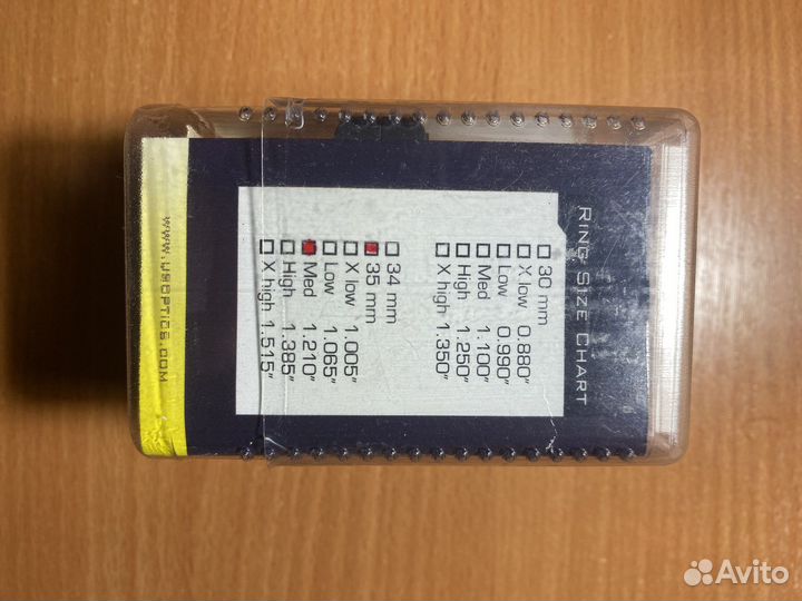 Кольца для крепления прицела U.S. optics 35 mm