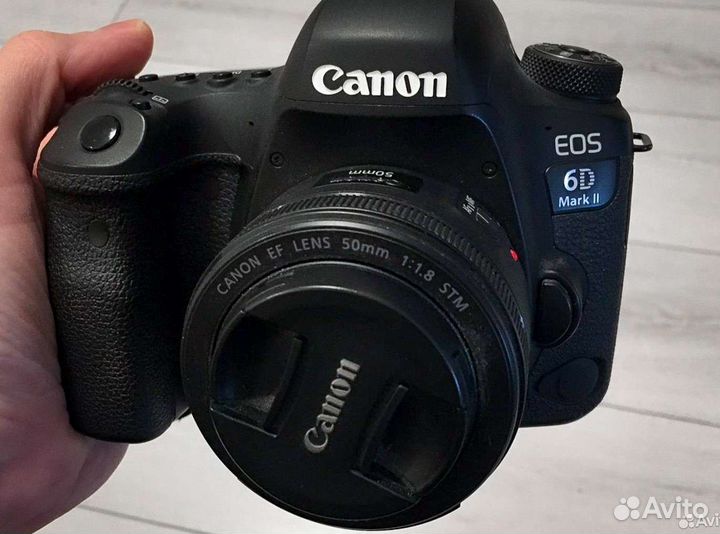 Фотоаппарат Canon EOS 6D Mark II и 50mm f/1.8