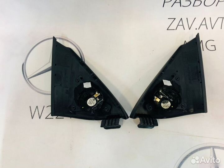 Акустические колонки на двери Mercedes W212 E212