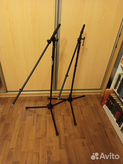 Микрофонная стойка-журавль Force (пара)