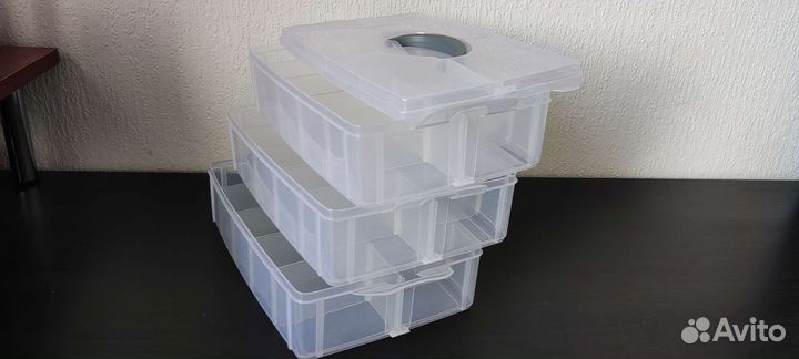 Органайзер для рукоделия со съёмными ячейками