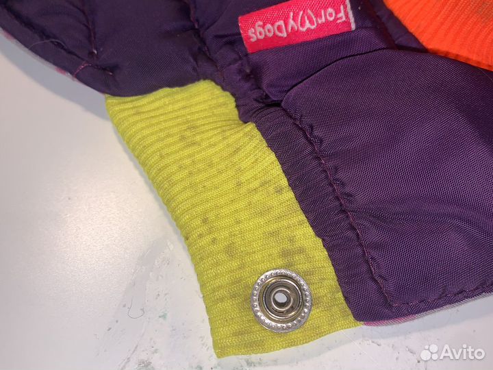 Зимняя куртка жилетка для собак мелких пород