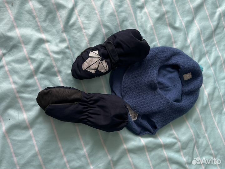 Шапка шлем и краги