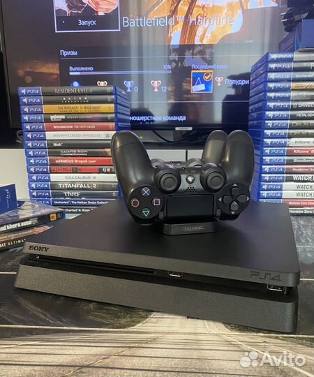 Sony playstation 4 slim PS4 (с пломбами)