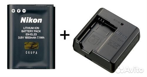 Аккумулятор Nikon EN-EL23 + Зарядка Nikon MH-67