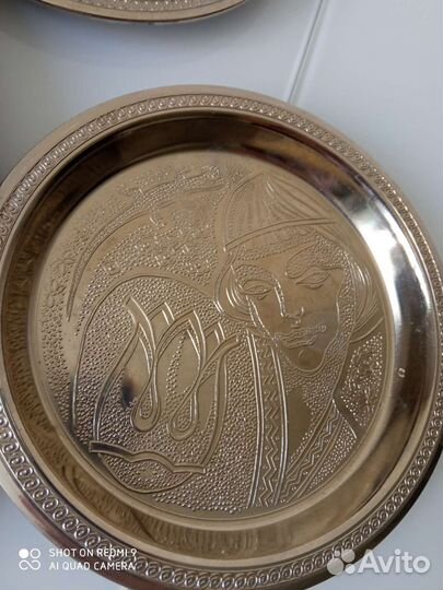 Поднос + 2 тарелочки, 28,5; 13,5