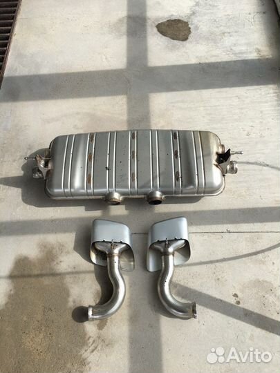 Банка глушителя porsche