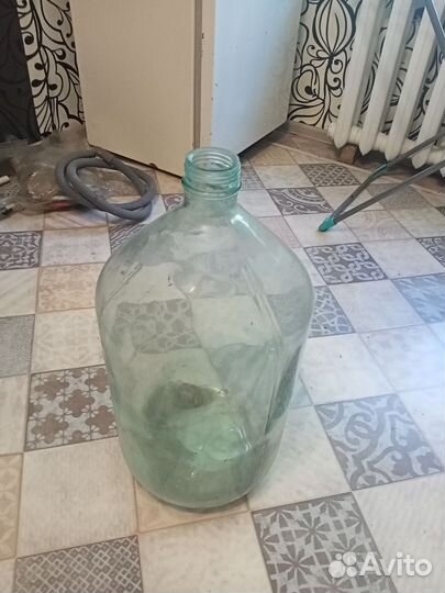 Бутыль стеклянная 20 литров
