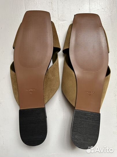 Кожаные мюли Mango 40 размер