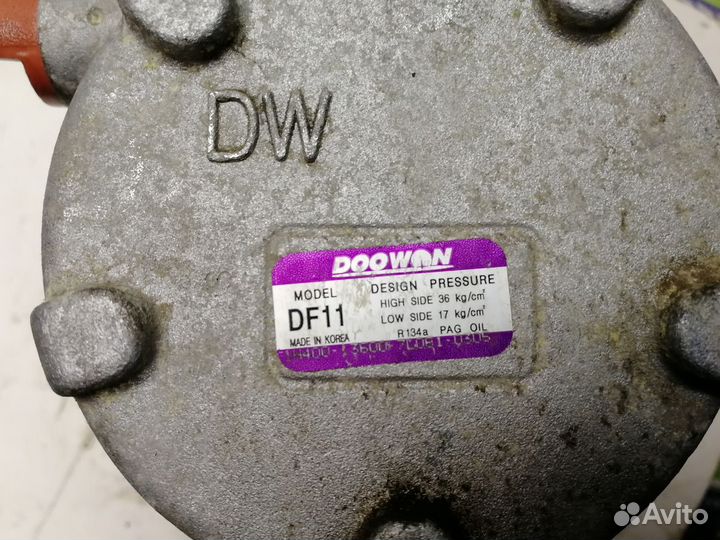 Компрессор кондиционера Hyundai Solaris/Kia Rio1,4