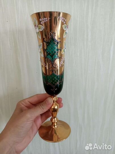 Фужеры бокалы богемия