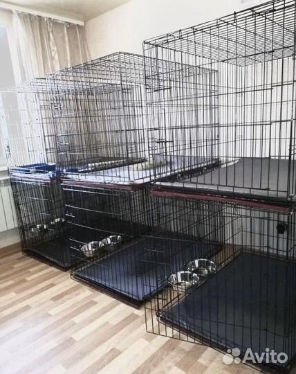 Клетка для собак и кошек усиленные металлические