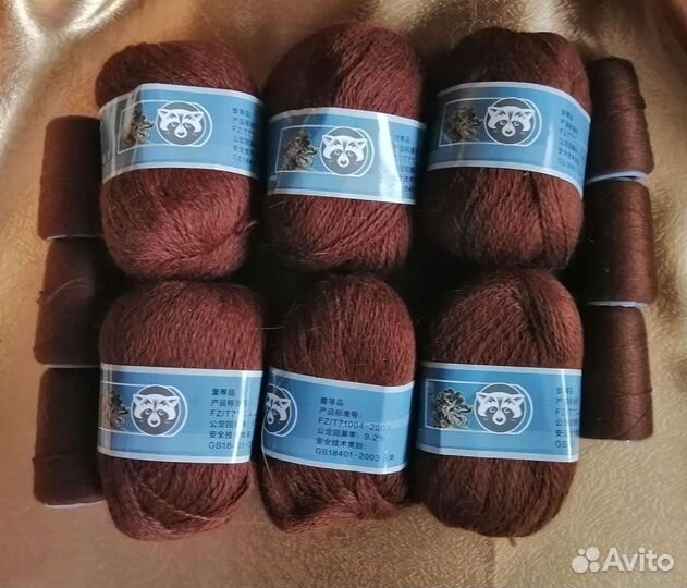 Пряжа пух норки