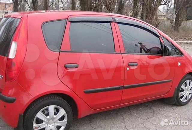 Ветровики, Дефлектор капота Mitsubishi Colt с 2004
