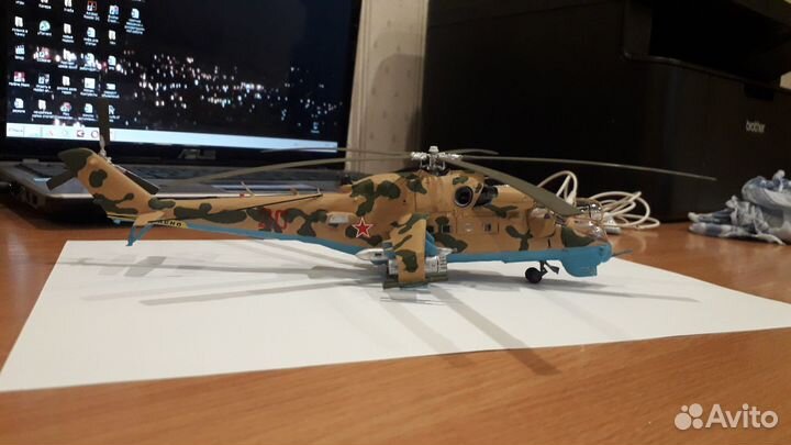 Модель ми-24В Звезда, советские мотострелки 1:72