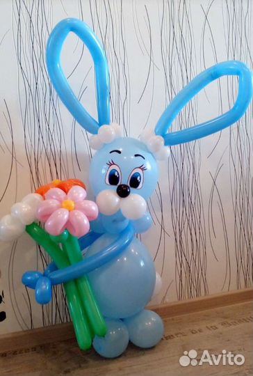 Цветы, фигуры из шаров