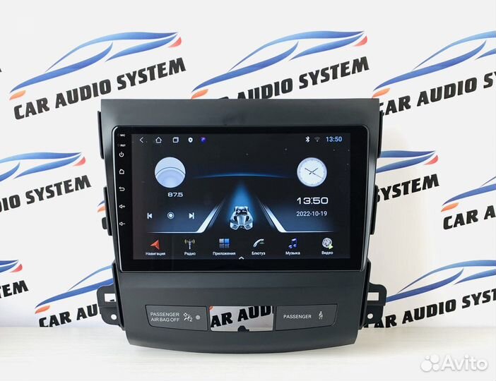 Магнитола андроид Mitsubishi Outlander 2006-2012