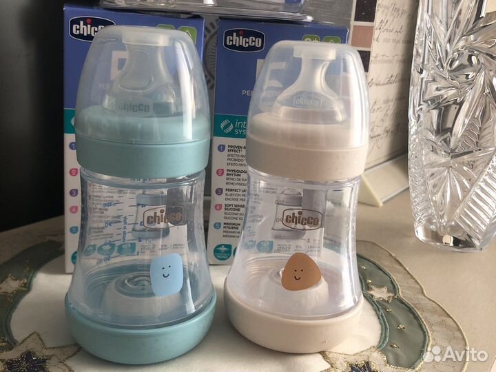 Бутылочка и пустышка chicco
