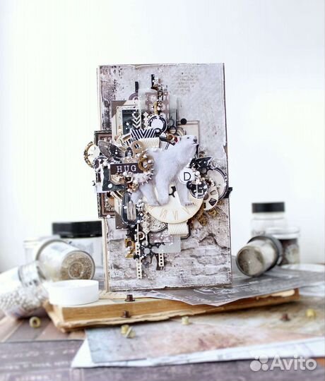 Под заказ Мужская открытка ручной работы