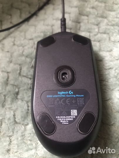 Игровая мышь logitech g102