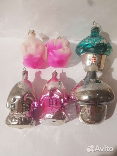 Елочные игрушки СССР Домик