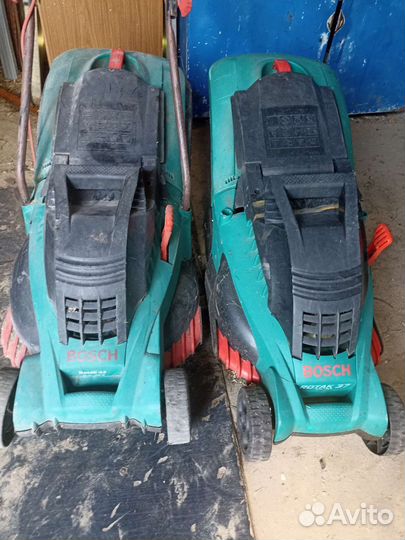 Газонокосилка электрическая bosch
