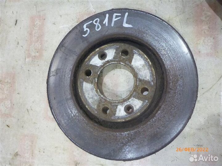 Диск тормозной передний левый Citroen Berlingo B9