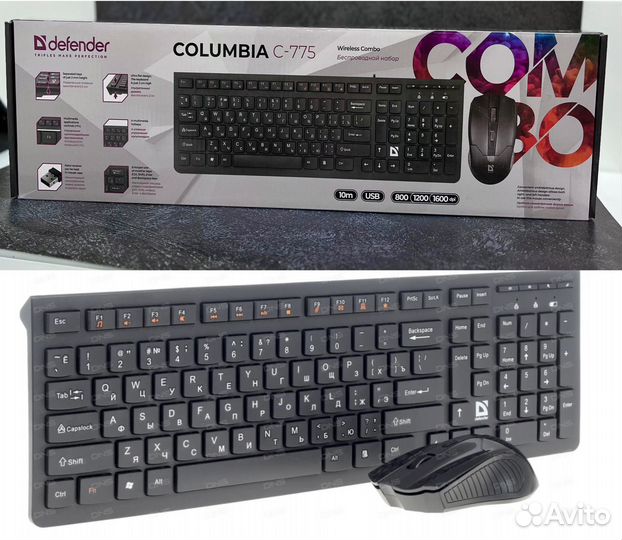 Набор беспровадная клавиатура и мышь