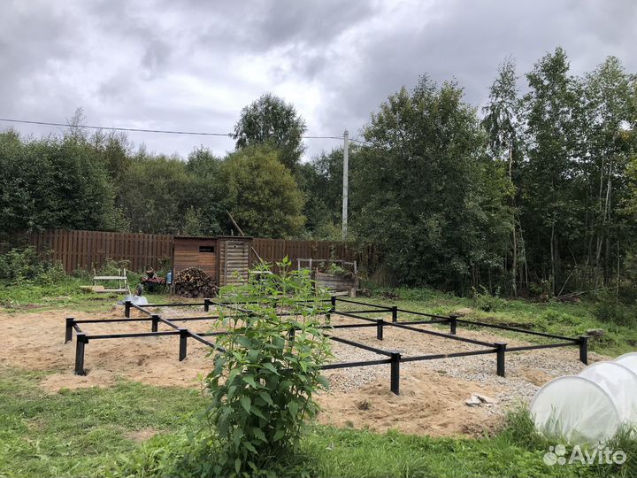 Сваи винтовые 108/2500 монтаж под ключ