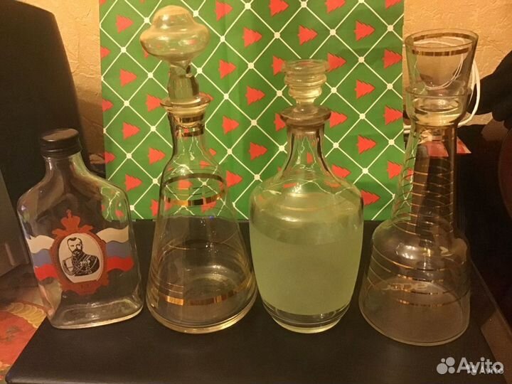 Графины,Фужеры, Стаканы хрустальные СССР