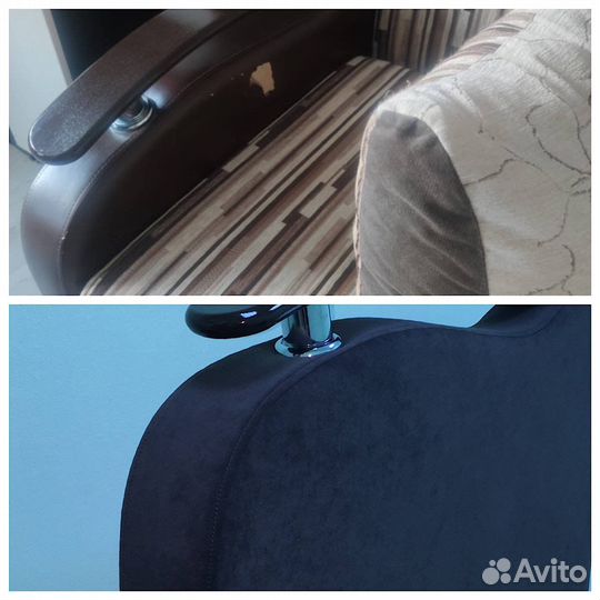 Перетяжка мягкой мебели