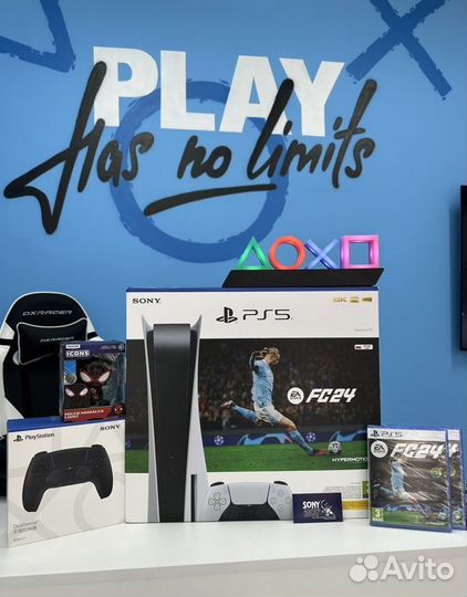 Sony Playstation 5 PS5 + Гарантия + FIFA 24