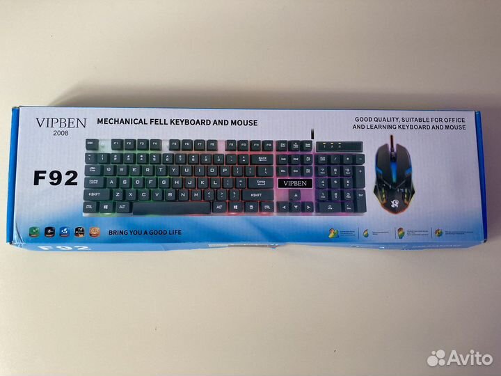 Игровая клавиатура и мышь новые
