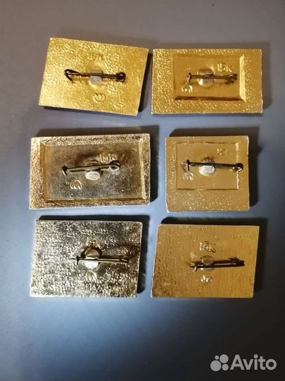 Значки СССР паравозы, машины, самолёты, мопед